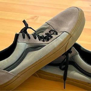Vans Old Skool Alloy Grey, Black & Gum Skate Shoes